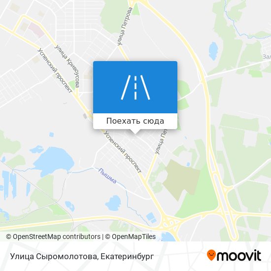 Карта Улица Сыромолотова