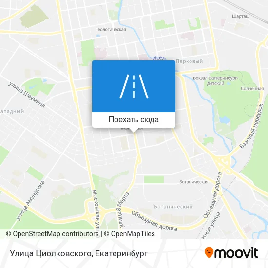 Карта Улица Циолковского