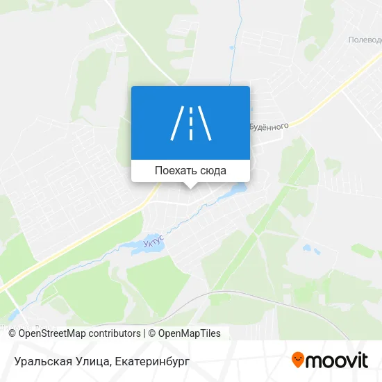 Карта Уральская Улица
