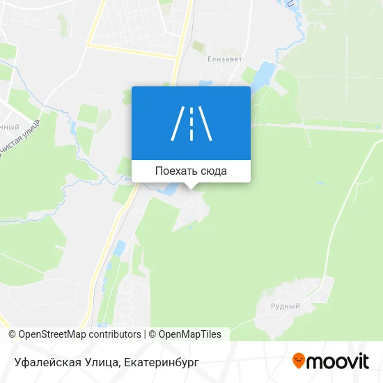 Карта Уфалейская Улица