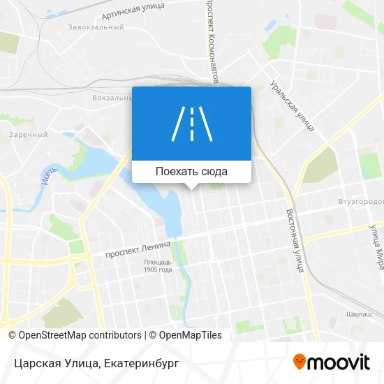 Карта Царская Улица