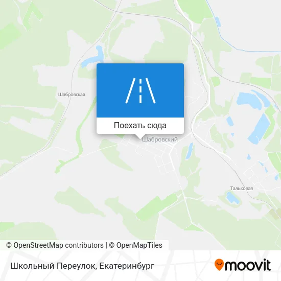 Карта Школьный Переулок