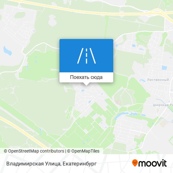 Карта Владимирская Улица