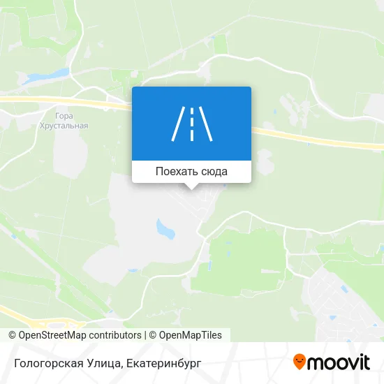 Карта Гологорская Улица