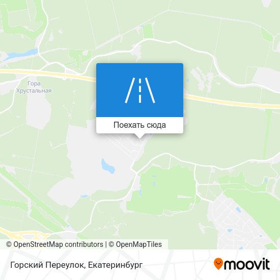 Карта Горский Переулок