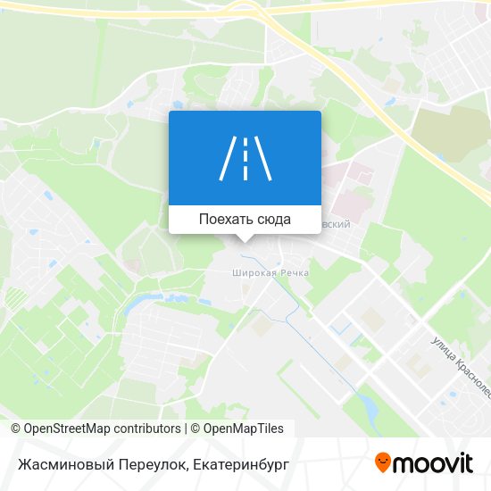 Карта Жасминовый Переулок