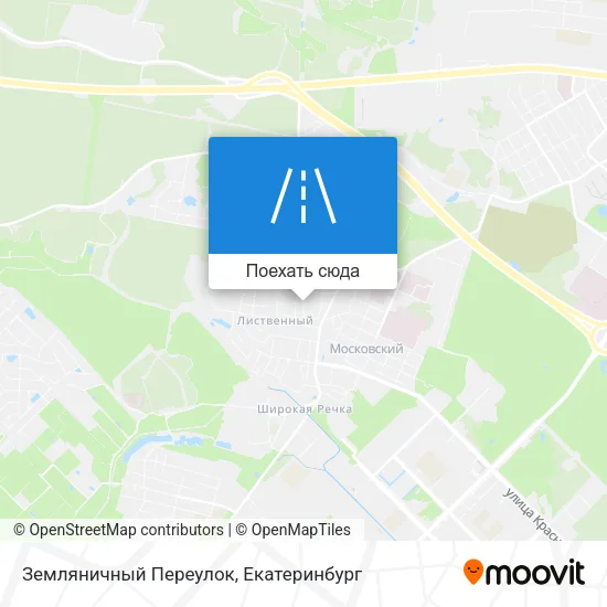 Карта Земляничный Переулок