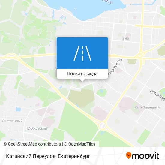 Карта Катайский Переулок