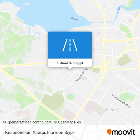 Карта Кизеловская Улица