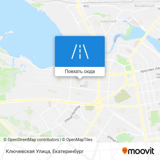 Карта Ключевская Улица