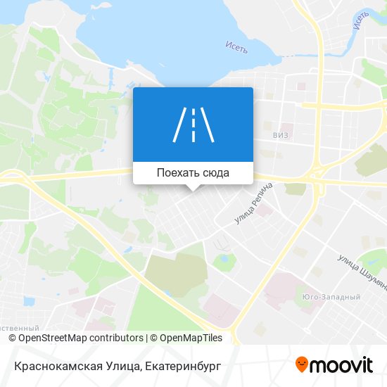 Карта Краснокамская Улица