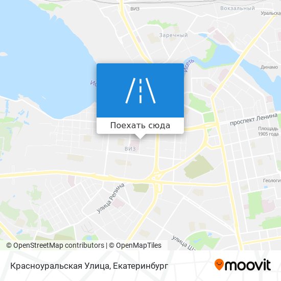Карта Красноуральская Улица