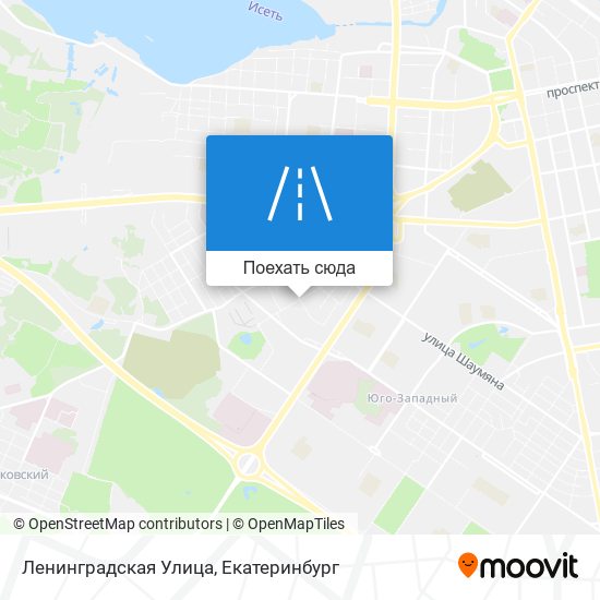 Карта Ленинградская Улица