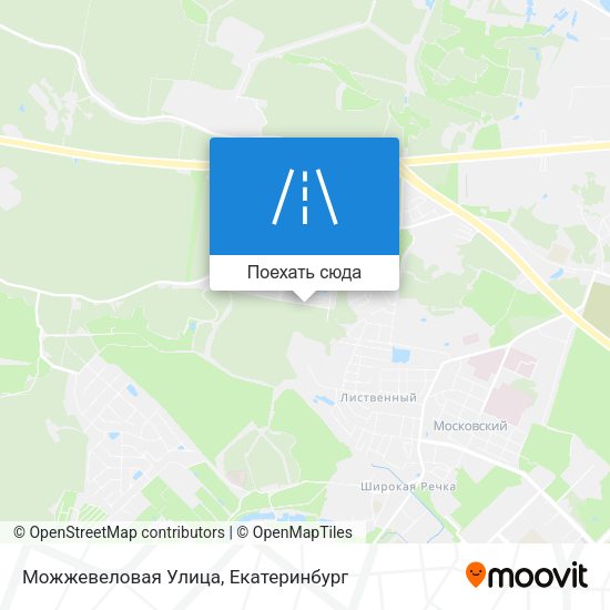 Карта Можжевеловая Улица
