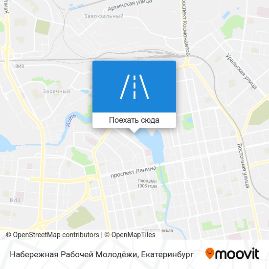 Карта Набережная Рабочей Молодёжи