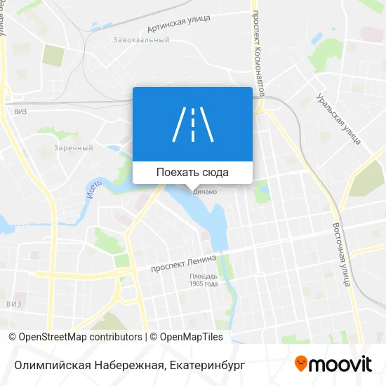 Карта Олимпийская Набережная