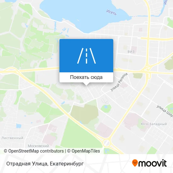 Карта Отрадная Улица