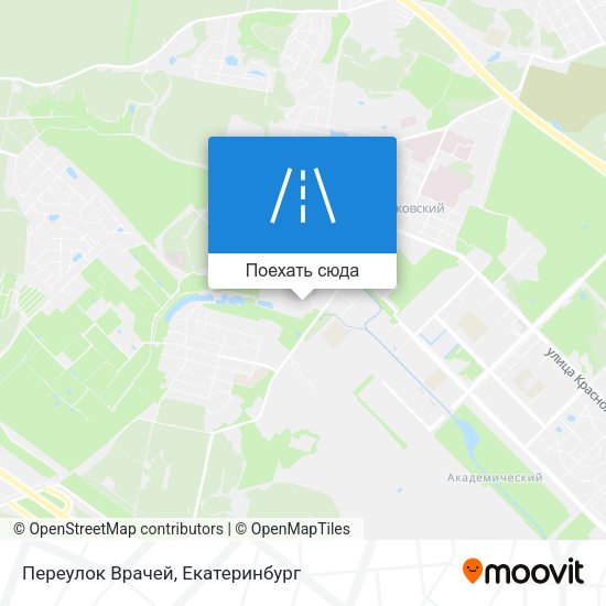 Карта Переулок Врачей