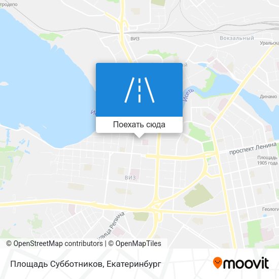 Карта Площадь Субботников