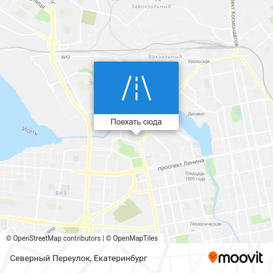 Карта Северный Переулок