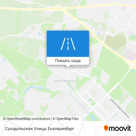 Карта Суходольская Улица