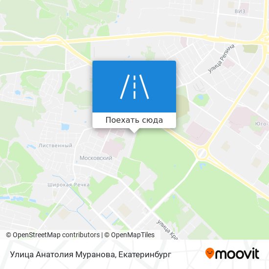 Карта Улица Анатолия Муранова