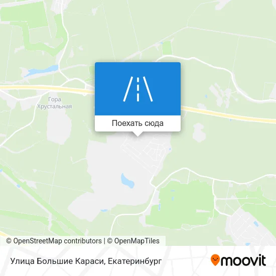 Карта Улица Большие Караси
