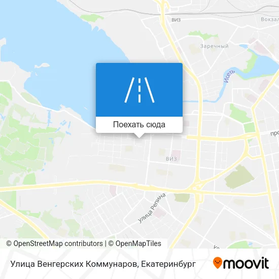 Карта Улица Венгерских Коммунаров