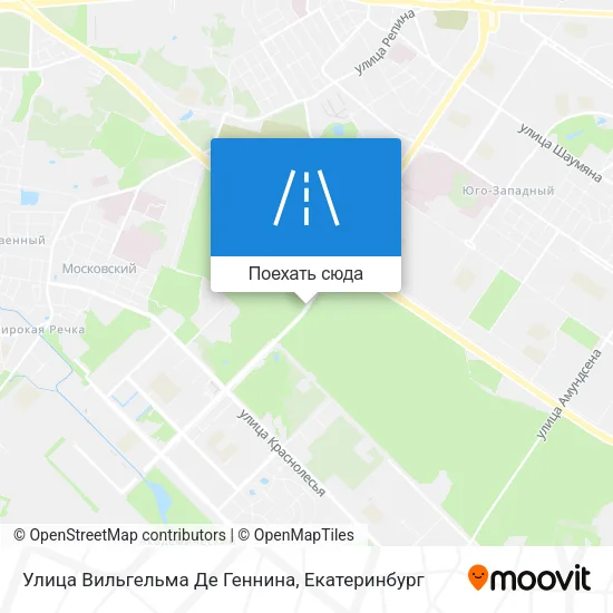 Карта Улица Вильгельма Де Геннина