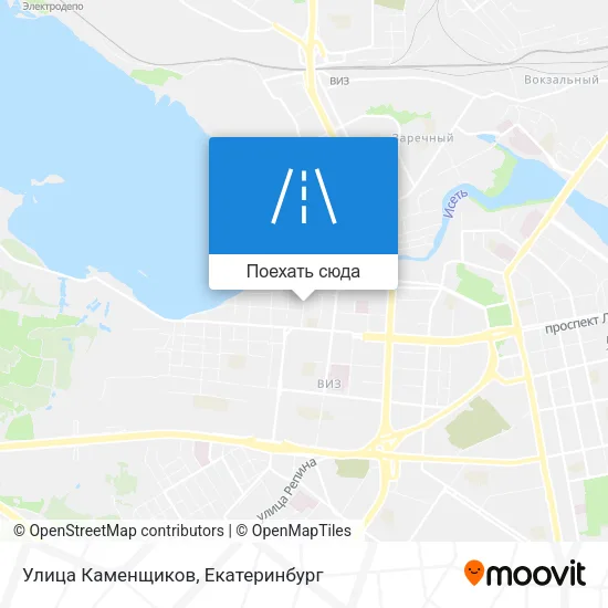Карта Улица Каменщиков
