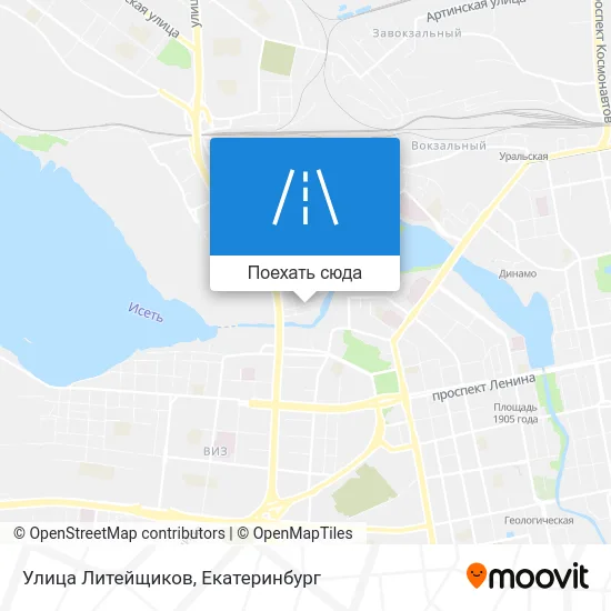 Карта Улица Литейщиков