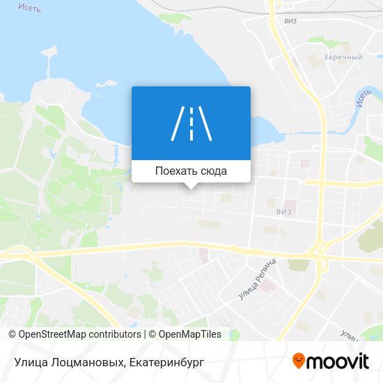 Карта Улица Лоцмановых