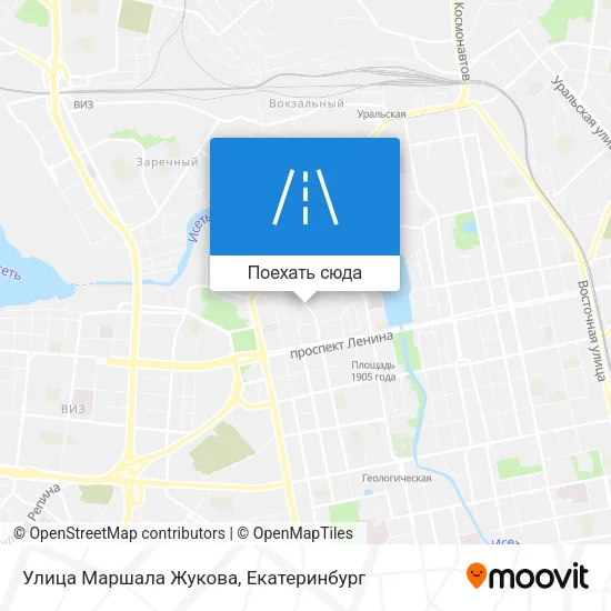 Карта Улица Маршала Жукова