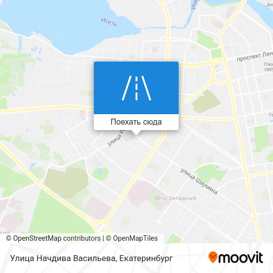 Карта Улица Начдива Васильева