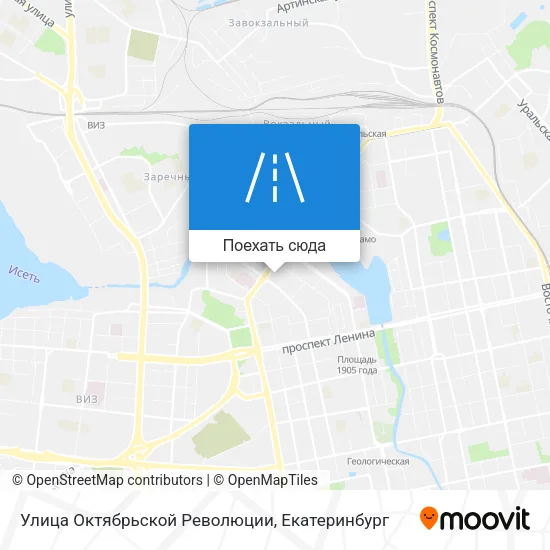 Карта Улица Октябрьской Революции