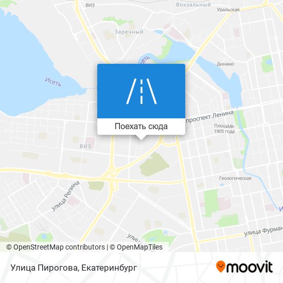 Карта Улица Пирогова