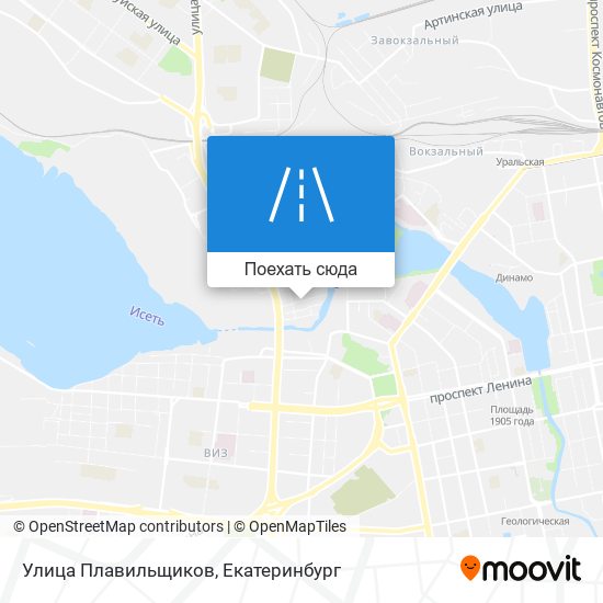 Карта Улица Плавильщиков