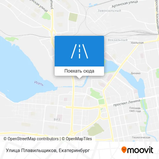 Карта Улица Плавильщиков