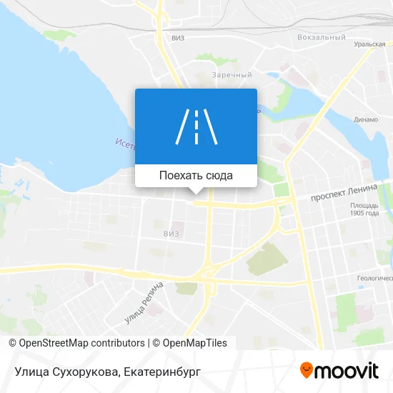 Карта Улица Сухорукова