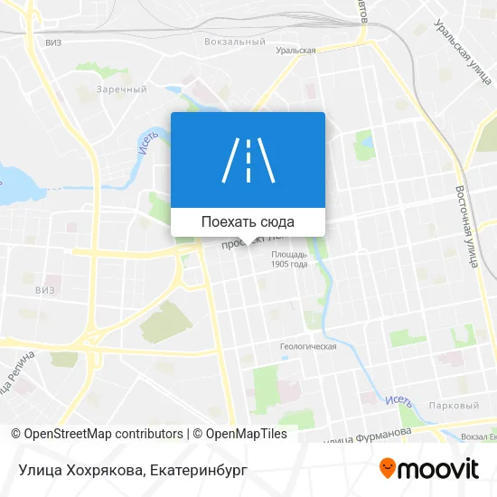 Карта Улица Хохрякова