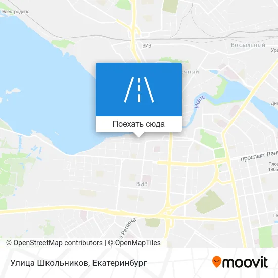 Карта Улица Школьников