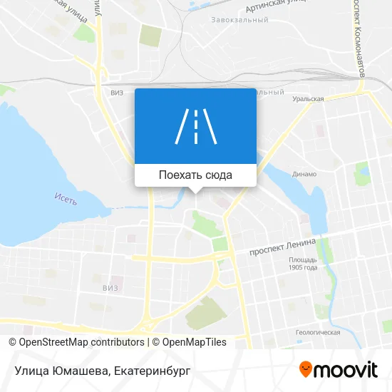 Карта Улица Юмашева