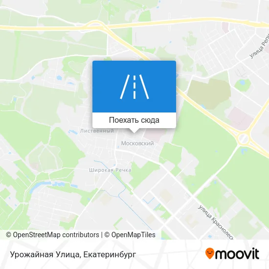 Карта Урожайная Улица