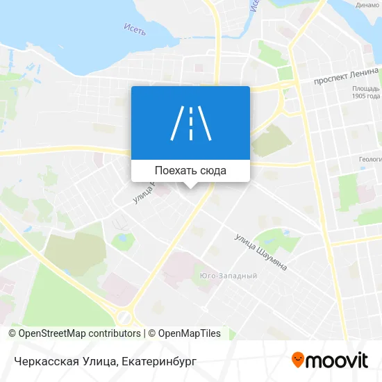 Карта Черкасская Улица