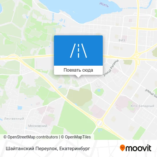 Карта Шайтанский Переулок