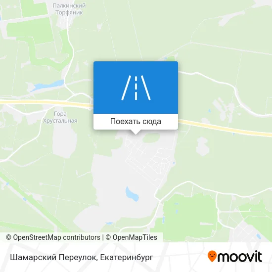 Карта Шамарский Переулок
