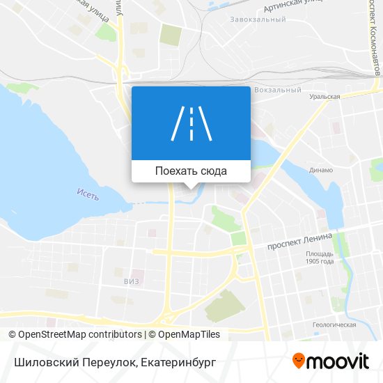 Карта Шиловский Переулок