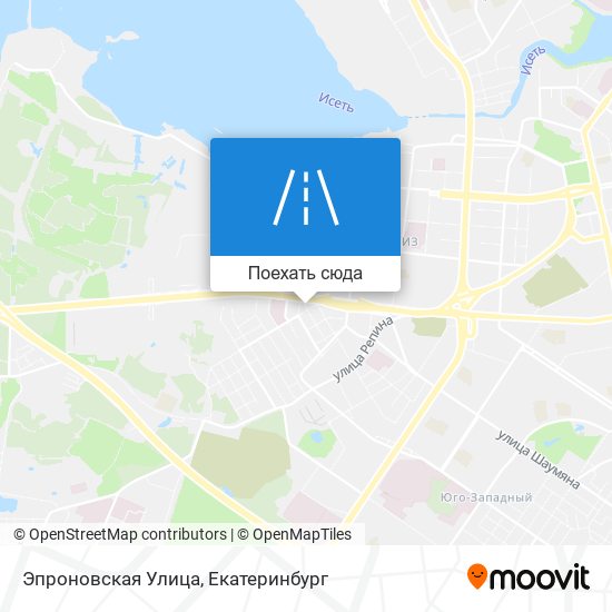 Карта Эпроновская Улица