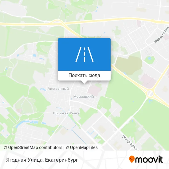 Карта Ягодная Улица