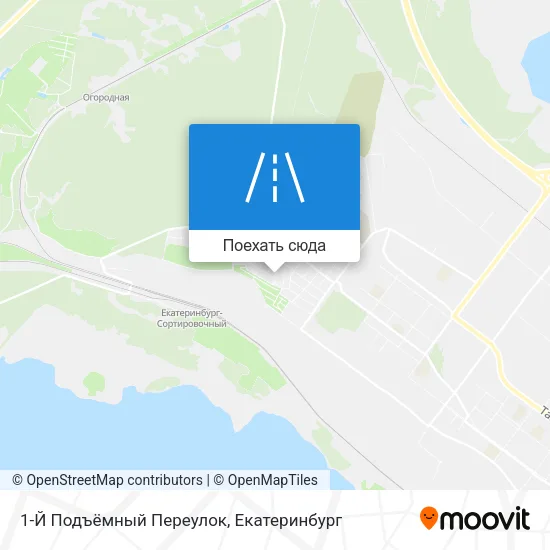 Карта 1-Й Подъёмный Переулок